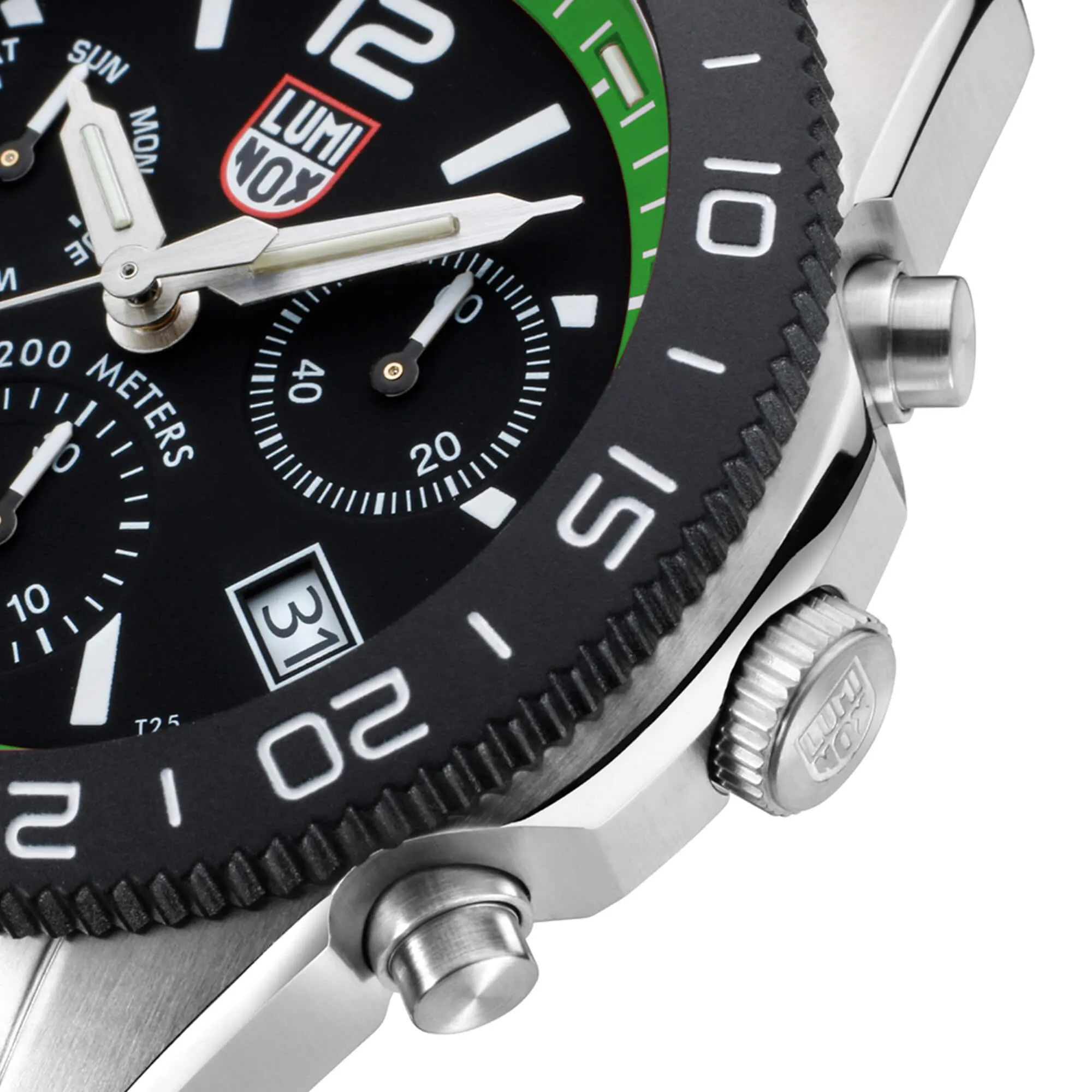 Luminox Men's Watch - Pacific Diver Swiss Quartz Chronograph Green Strap | XS.3157.NF