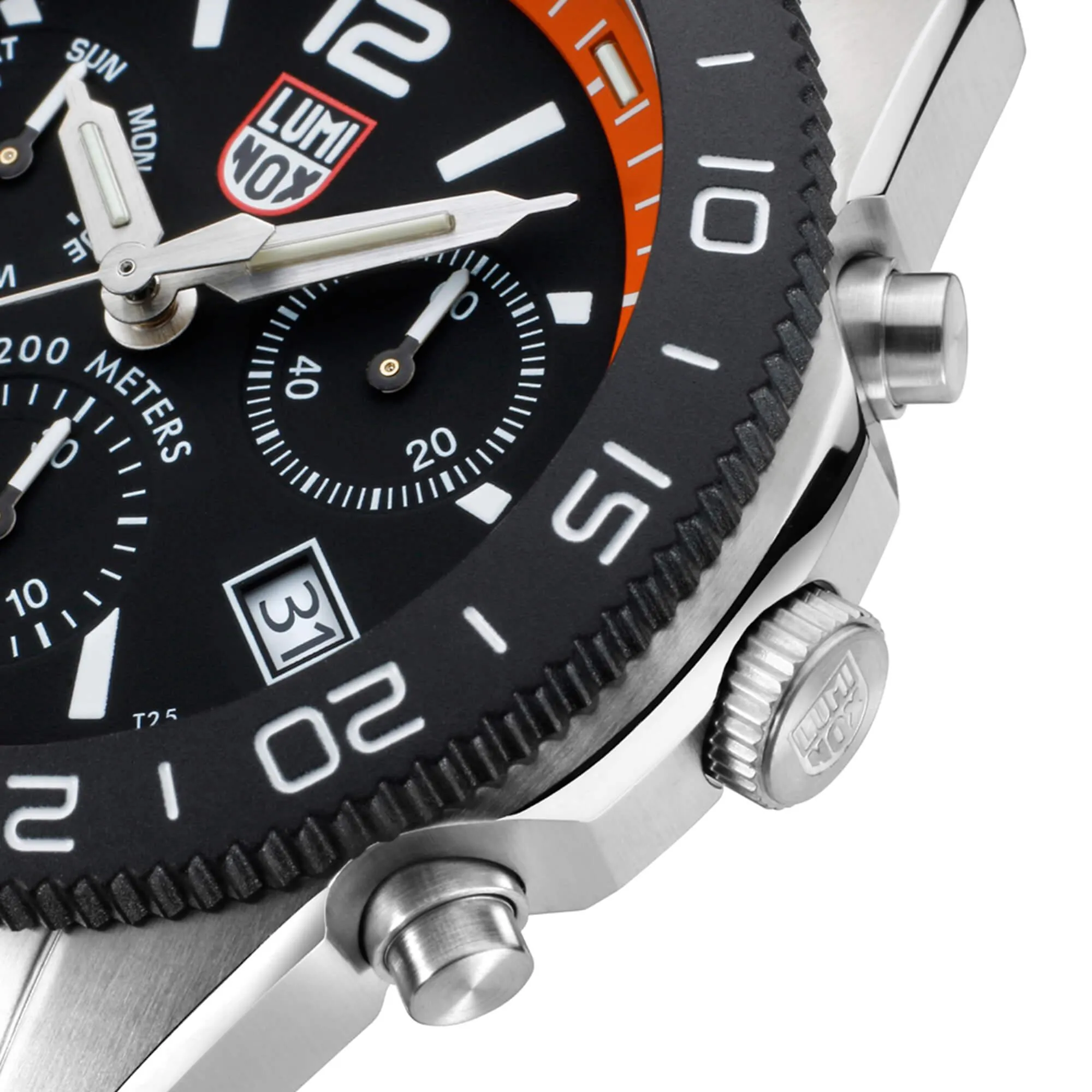 Luminox Men's Watch - Pacific Diver Swiss Quartz Chronograph Orange Strap | XS.3149