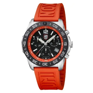 Luminox Men's Watch - Pacific Diver Swiss Quartz Chronograph Orange Strap | XS.3149