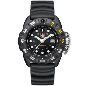 Luminox Men's Watch - Scott Cassell Deep Dive Quartz Black Dial Strap | 1555