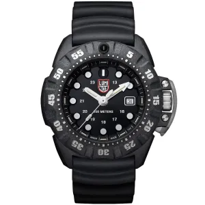 Luminox Men's Watch - Scott Cassell Deep Dive Swiss Quartz Black Rubber Strap | 1551