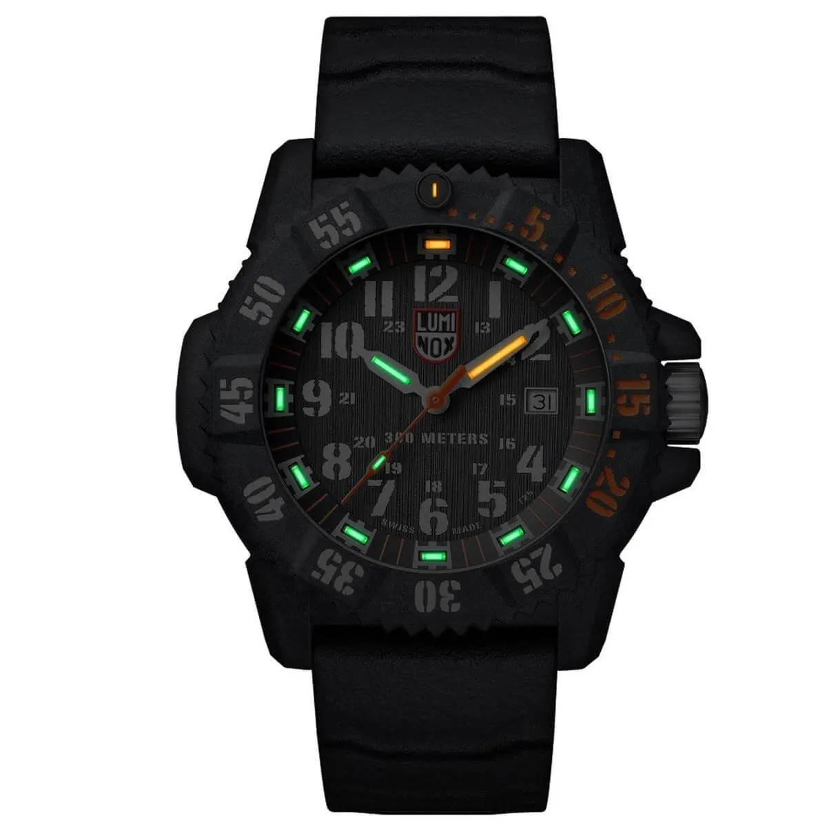 Luminox Men's Watch Set - Master Carbon Seal Grey Dial Black Rubber Strap | 3801.C.SET