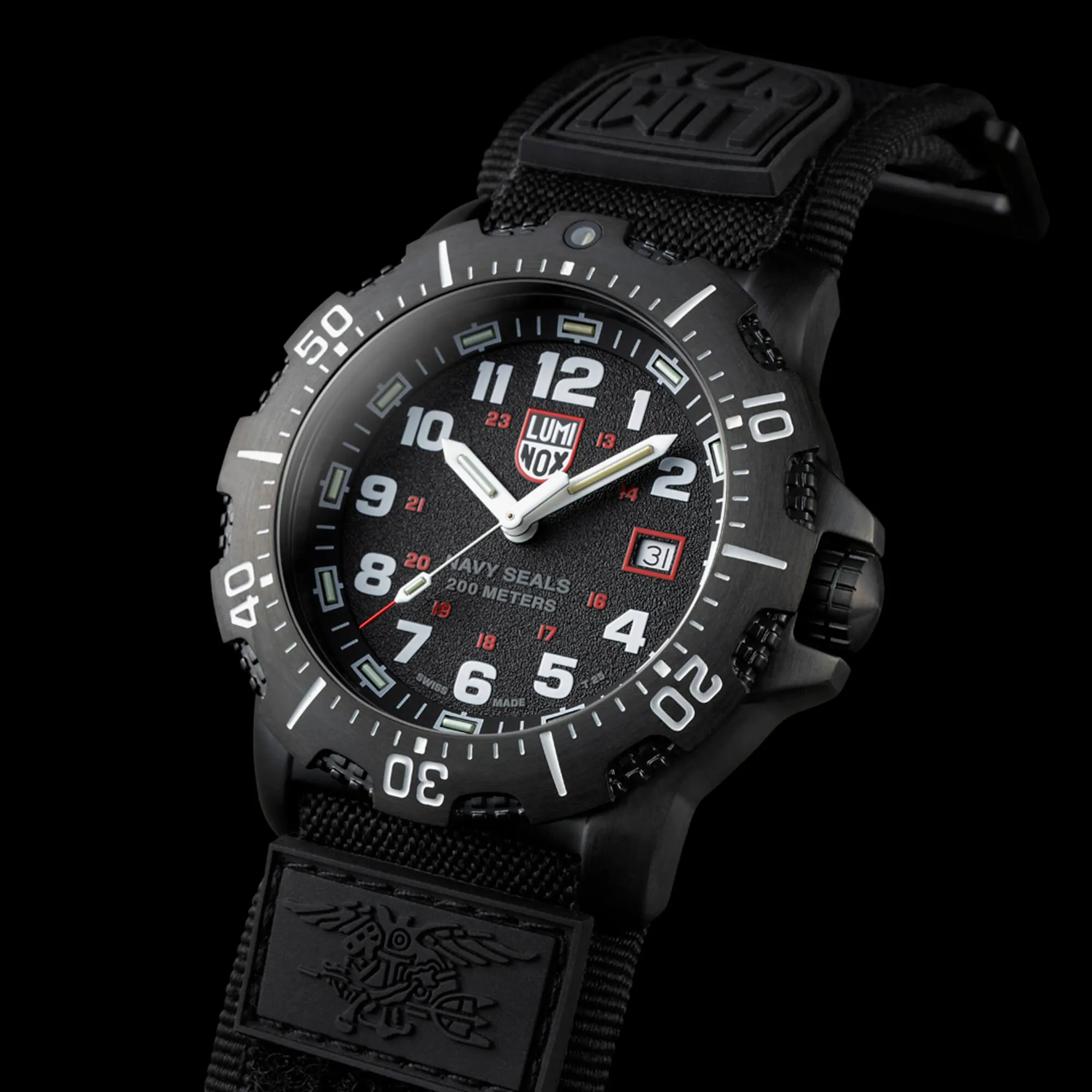 Luminox Men's Watch Set - Navy Seal 4230 Series Quartz Black Dial Strap | XS.4231.SET