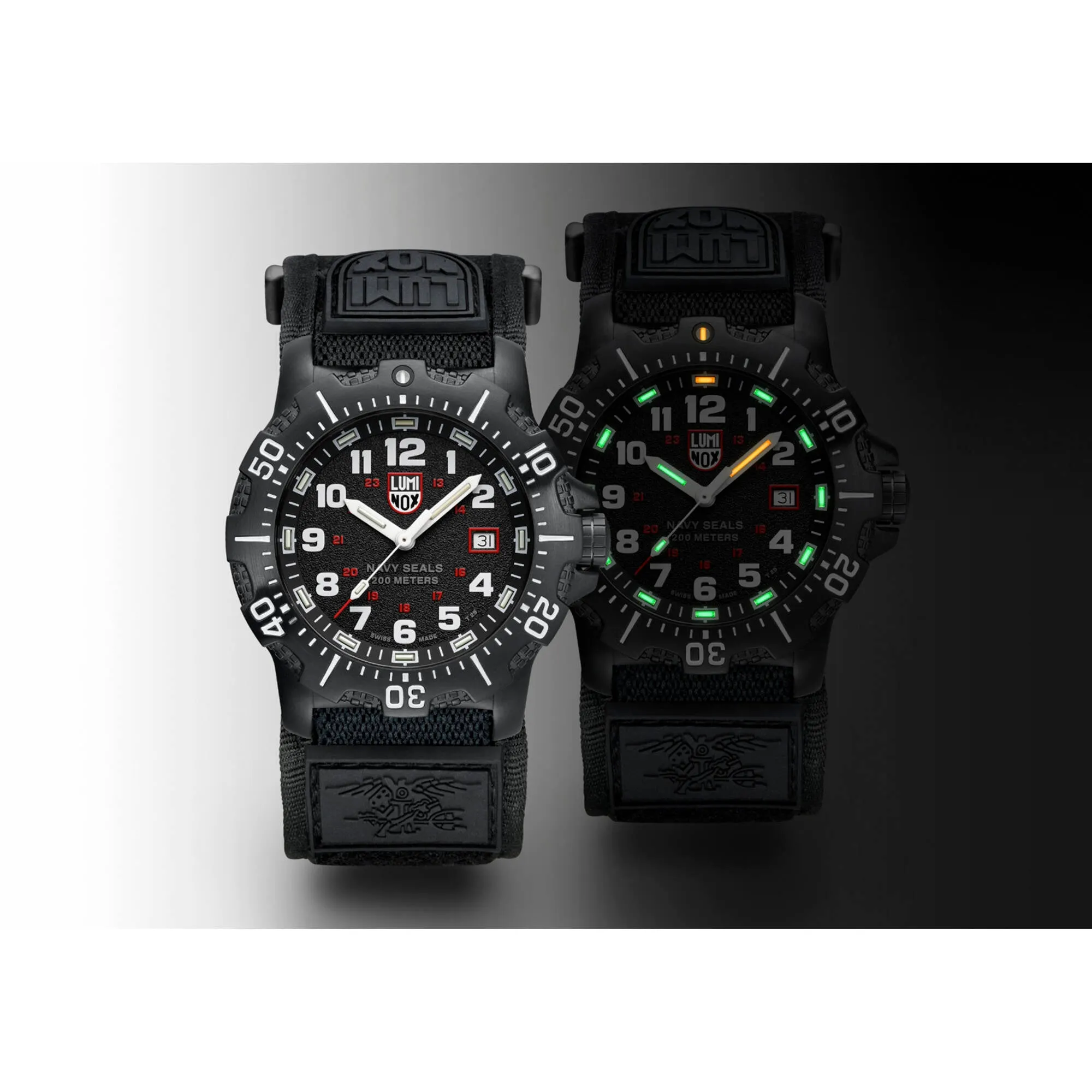 Luminox Men's Watch Set - Navy Seal 4230 Series Quartz Black Dial Strap | XS.4231.SET