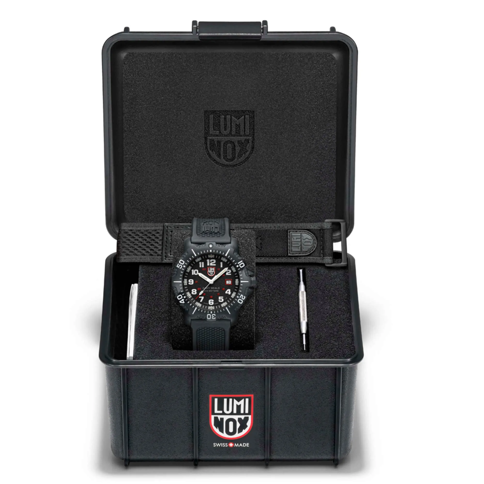 Luminox Men's Watch Set - Navy Seal 4230 Series Quartz Black Dial Strap | XS.4231.SET