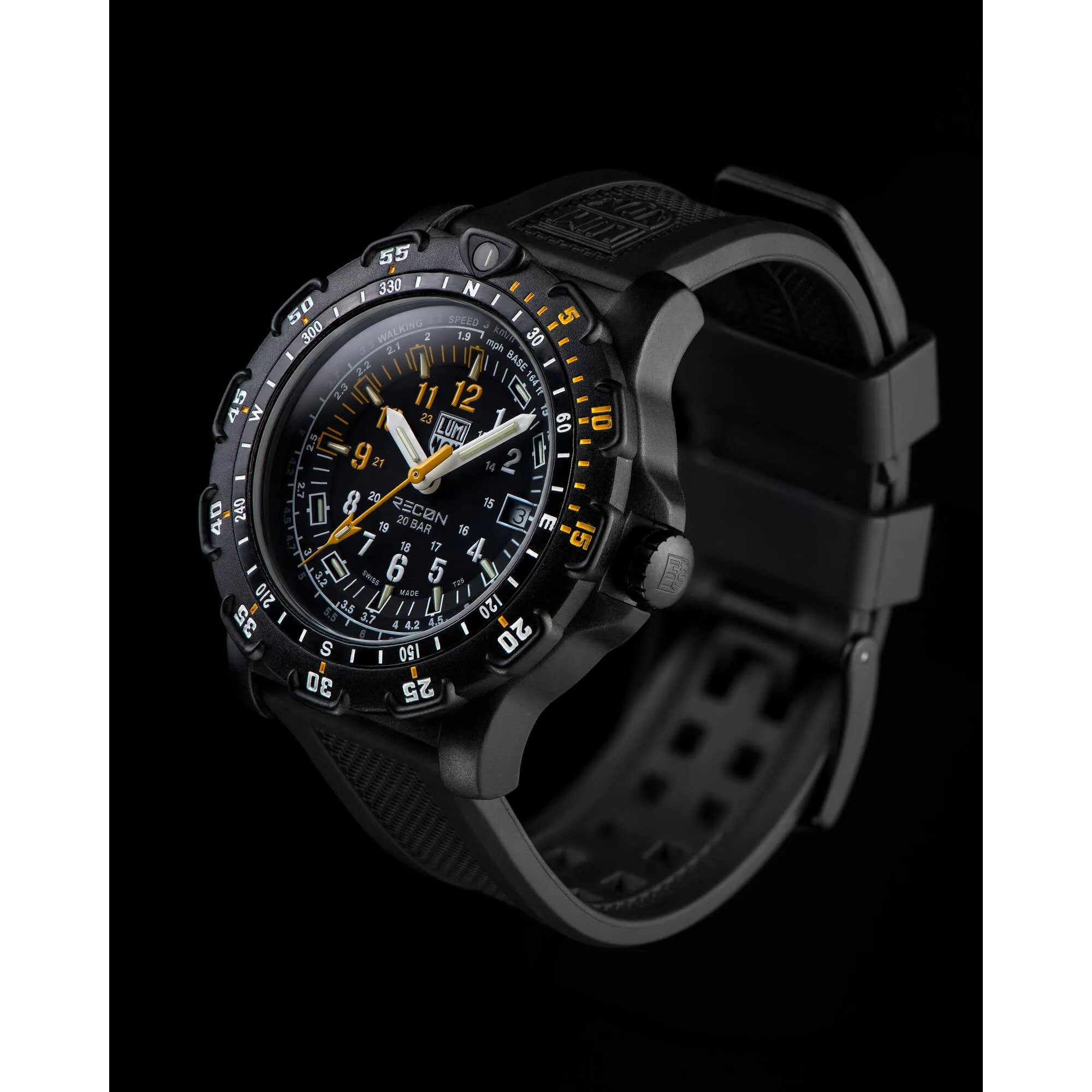 Luminox Men's Watch Set - Recon Point Man Rotating Bezel Black Strap | XL.8825.H.SET