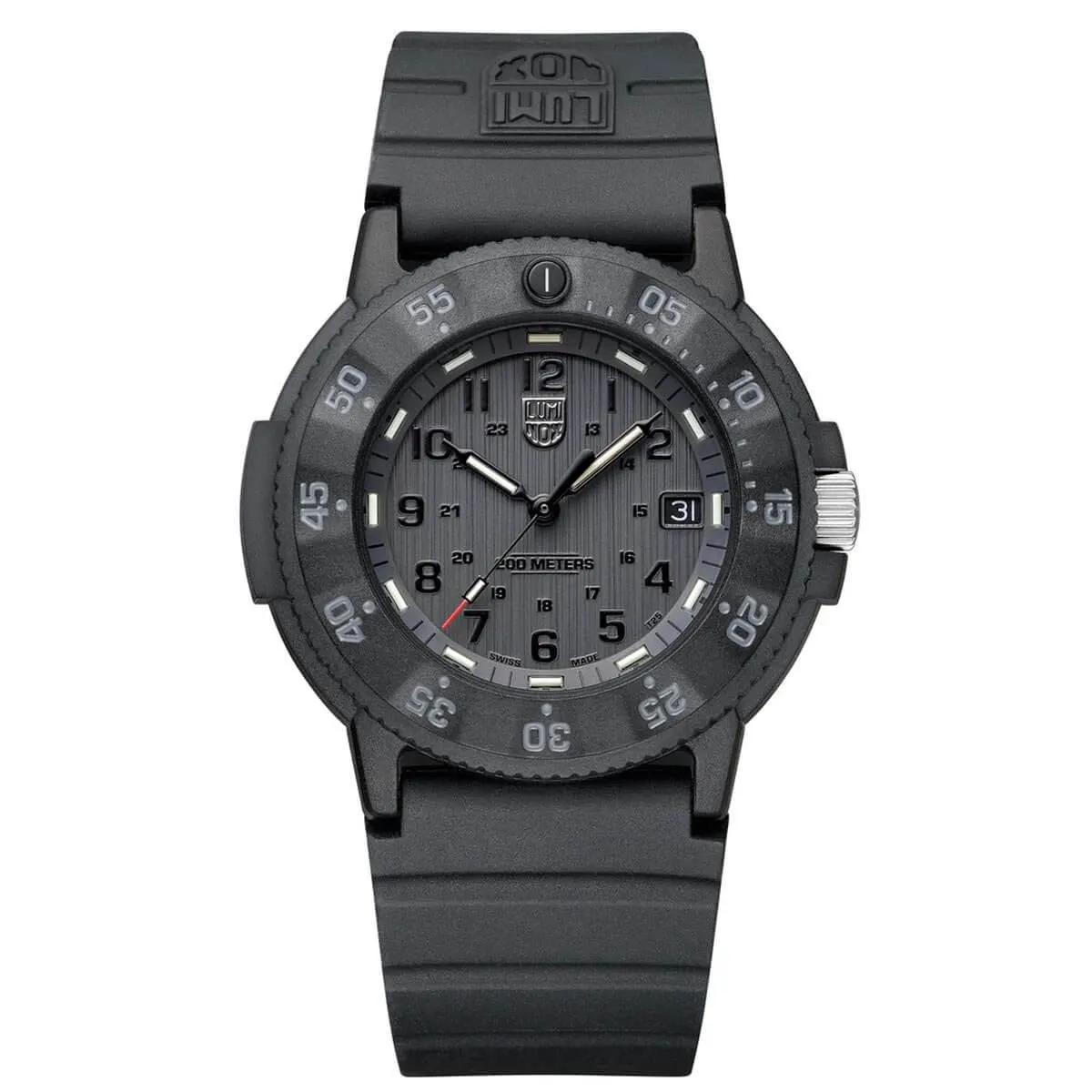 Luminox Men's Watch Set - Sea Navy Seal Black Dial Rubber Strap | 3001.EVO