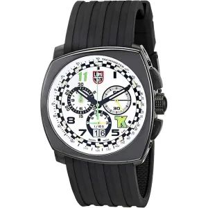 Luminox Men's Watch - Tony Kanaan Quartz Chronograph Black Silicone Strap | XL.1147