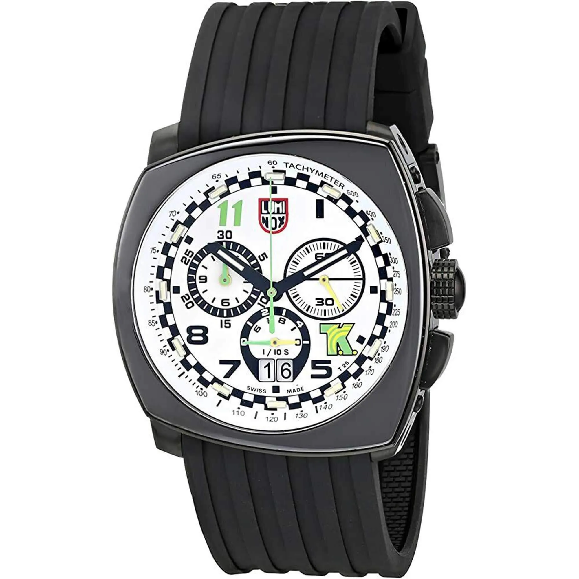 Luminox Men's Watch - Tony Kanaan Quartz Chronograph Black Silicone Strap | XL.1147