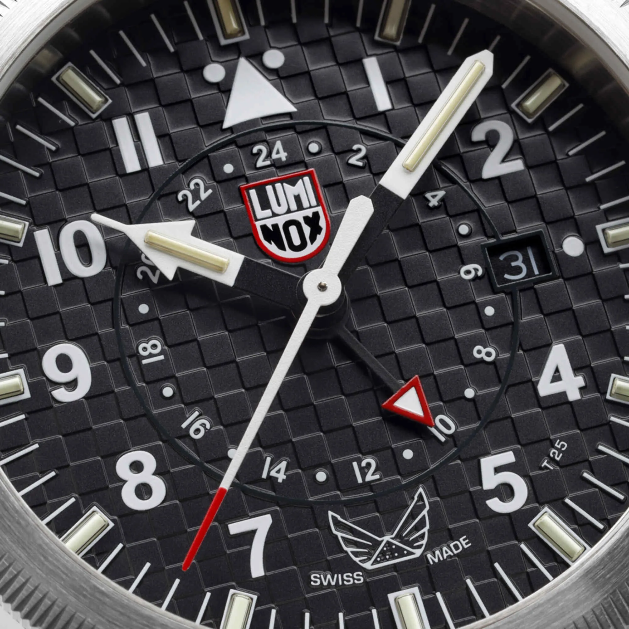 Luminox Men's Watch - Volition America Quartz Black Dial Grey Strap | XA.9522.VOL