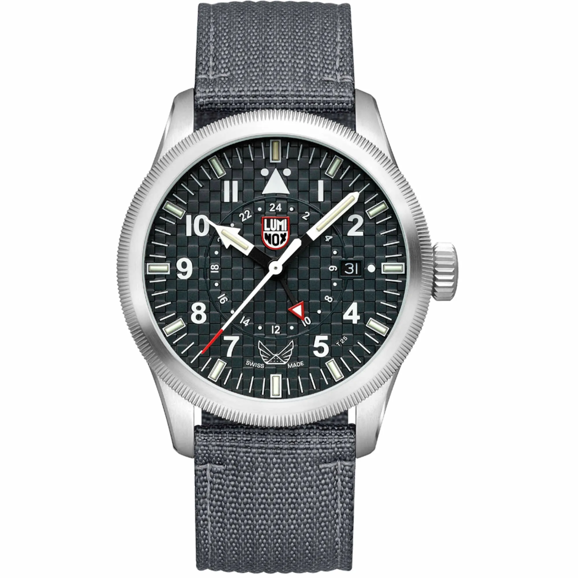 Luminox Men's Watch - Volition America Quartz Black Dial Grey Strap | XA.9522.VOL