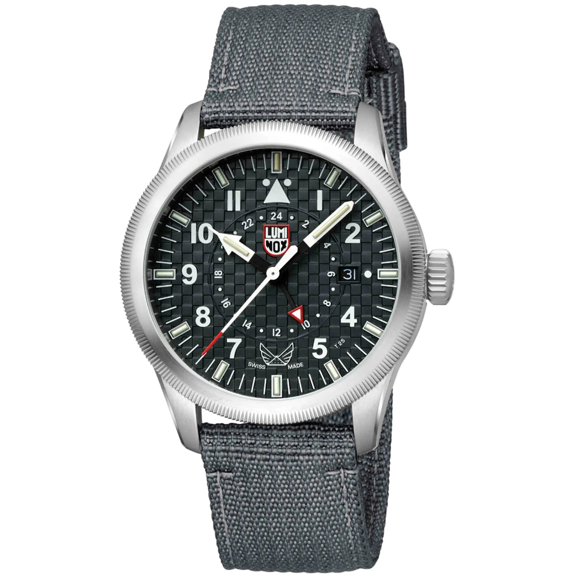 Luminox Men's Watch - Volition America Quartz Black Dial Grey Strap | XA.9522.VOL
