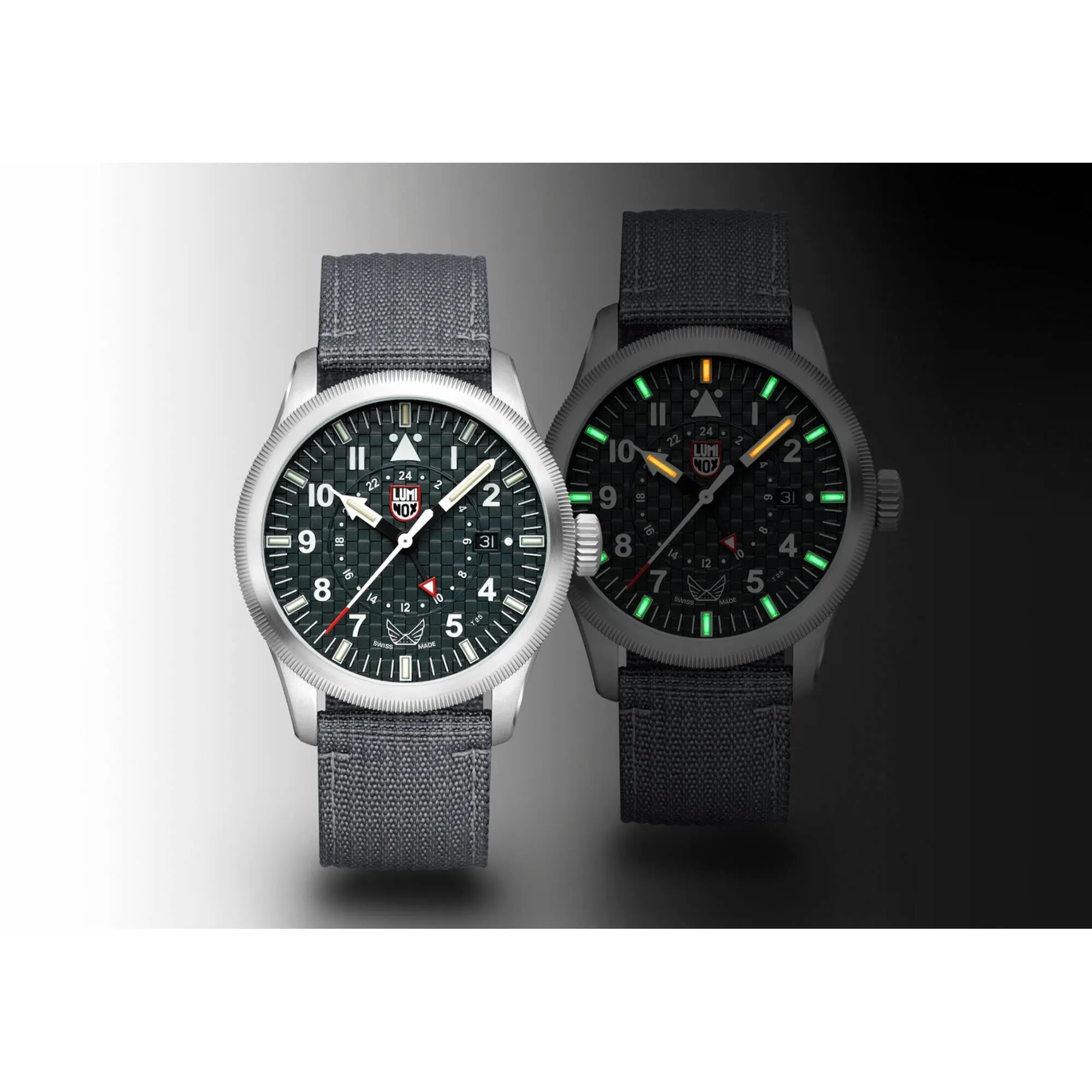 Luminox Men's Watch - Volition America Quartz Black Dial Grey Strap | XA.9522.VOL