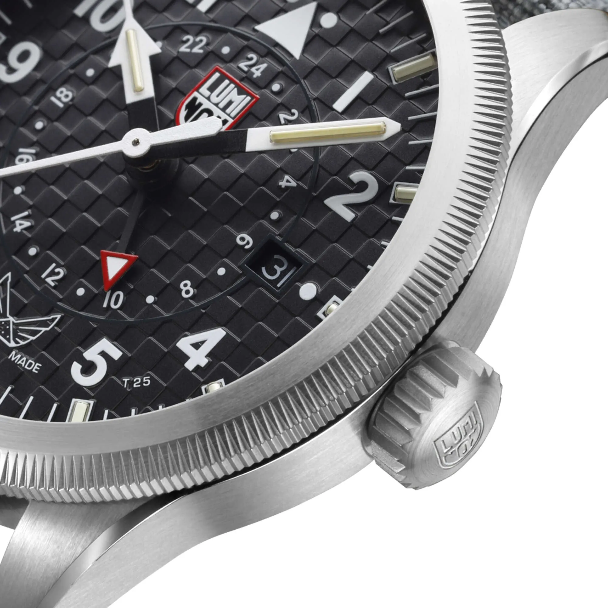 Luminox Men's Watch - Volition America Quartz Black Dial Grey Strap | XA.9522.VOL