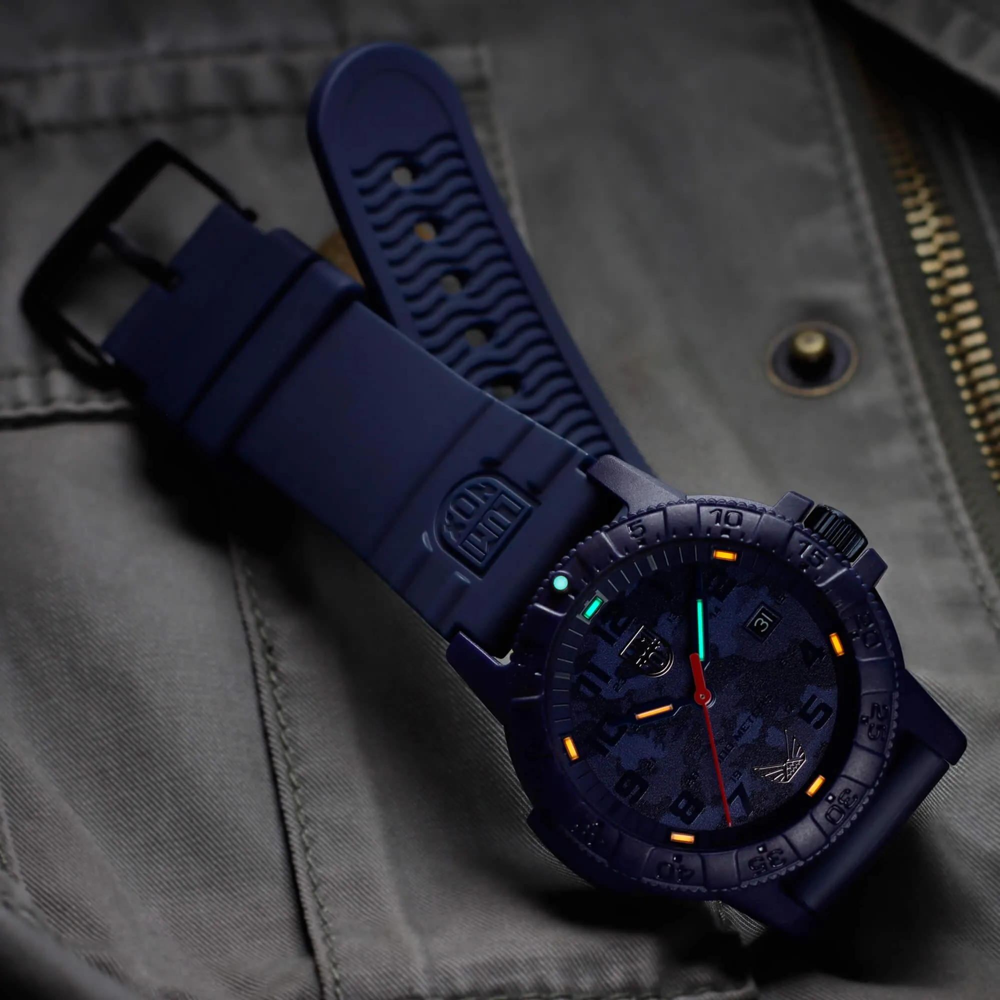 Luminox Men's Watch - X Volition Date Display Navy Blue Rubber Strap | XS.0323.VOL