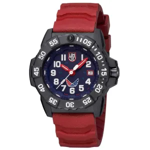 Luminox Men's Watch - X Volition Navy Seal Dive Red Rubber Strap | XS.3501.LM.VO.SET