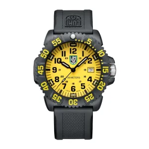 Luminox Sea Lion Carbonox Yellow Dial Black Rubber Strap Watch X2.2055.1