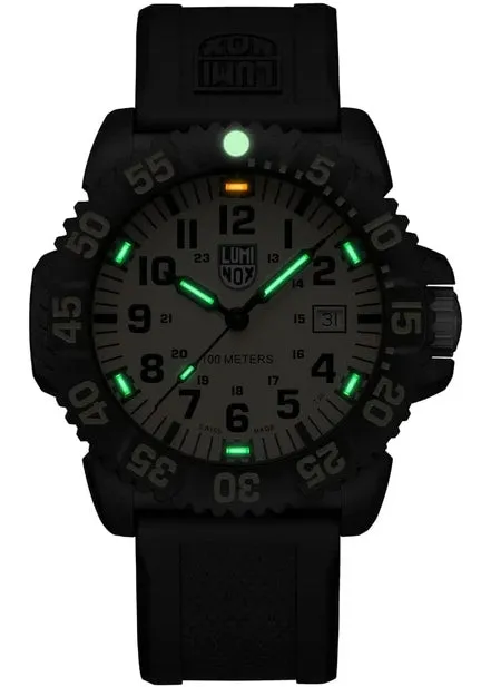 LUMINOX SEA LION G-COLLECTION CARBONOX CASE YELLOW DIAL X2.2055 1