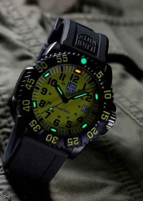 LUMINOX SEA LION G-COLLECTION CARBONOX CASE YELLOW DIAL X2.2055 1
