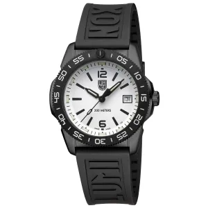 Luminox Unisex Watch - Pacific Diver Ripple Date White Dial Black Rubber Strap | XS.3127M