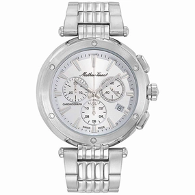 Mathey Tissot Men's Watch - Neptune Chrono Silver Tone Dial Steel Bracelet | H912CHAI