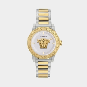 Medusa Deco Women Quartz Silver Dial Analog Stainless steel Watch VE7B00423