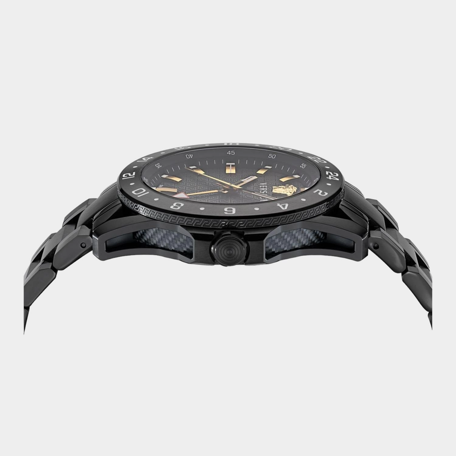 Men Black Analog Stainless Steel Watch VE2W00622
