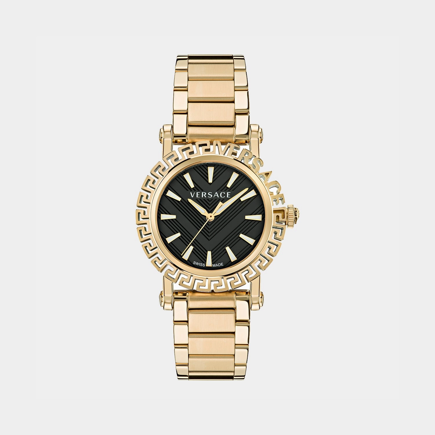 Men Black Analog Stainless Steel Watch VE6D00323