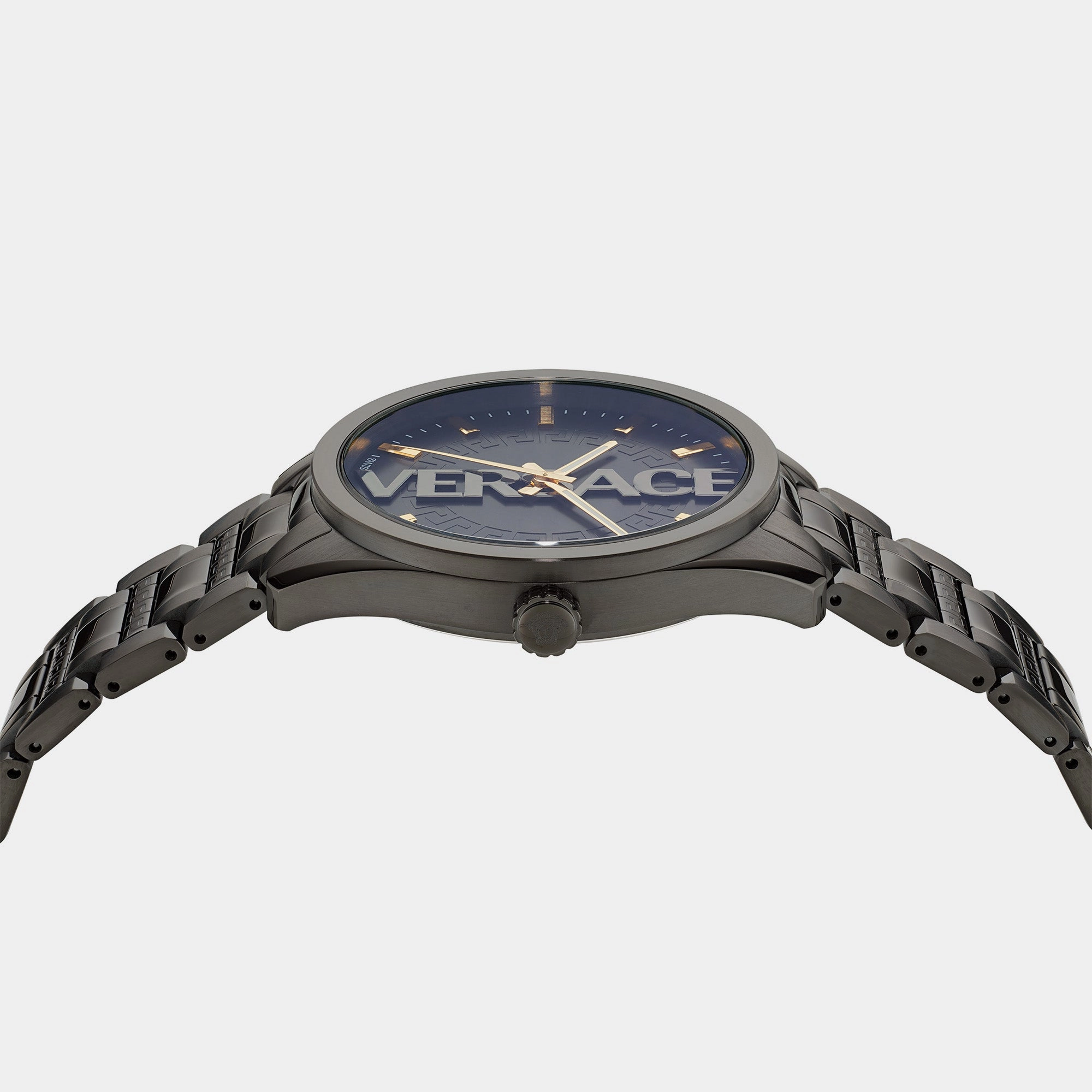 Men Gray Analog Stainless Steel Watch VE3H00522