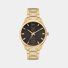 Men Gray Analog Stainless Steel Watch VE3H00622