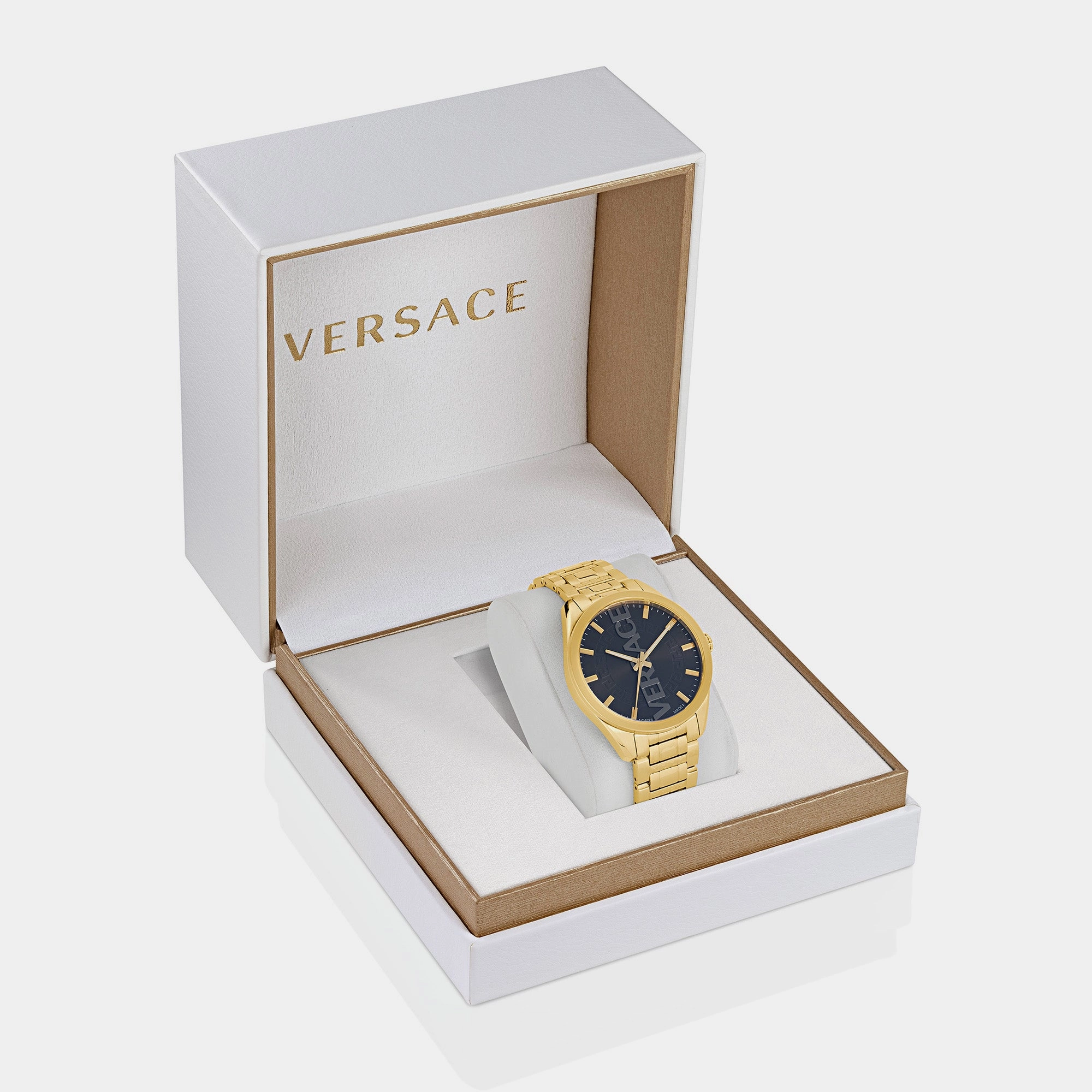 Men Gray Analog Stainless Steel Watch VE3H00622