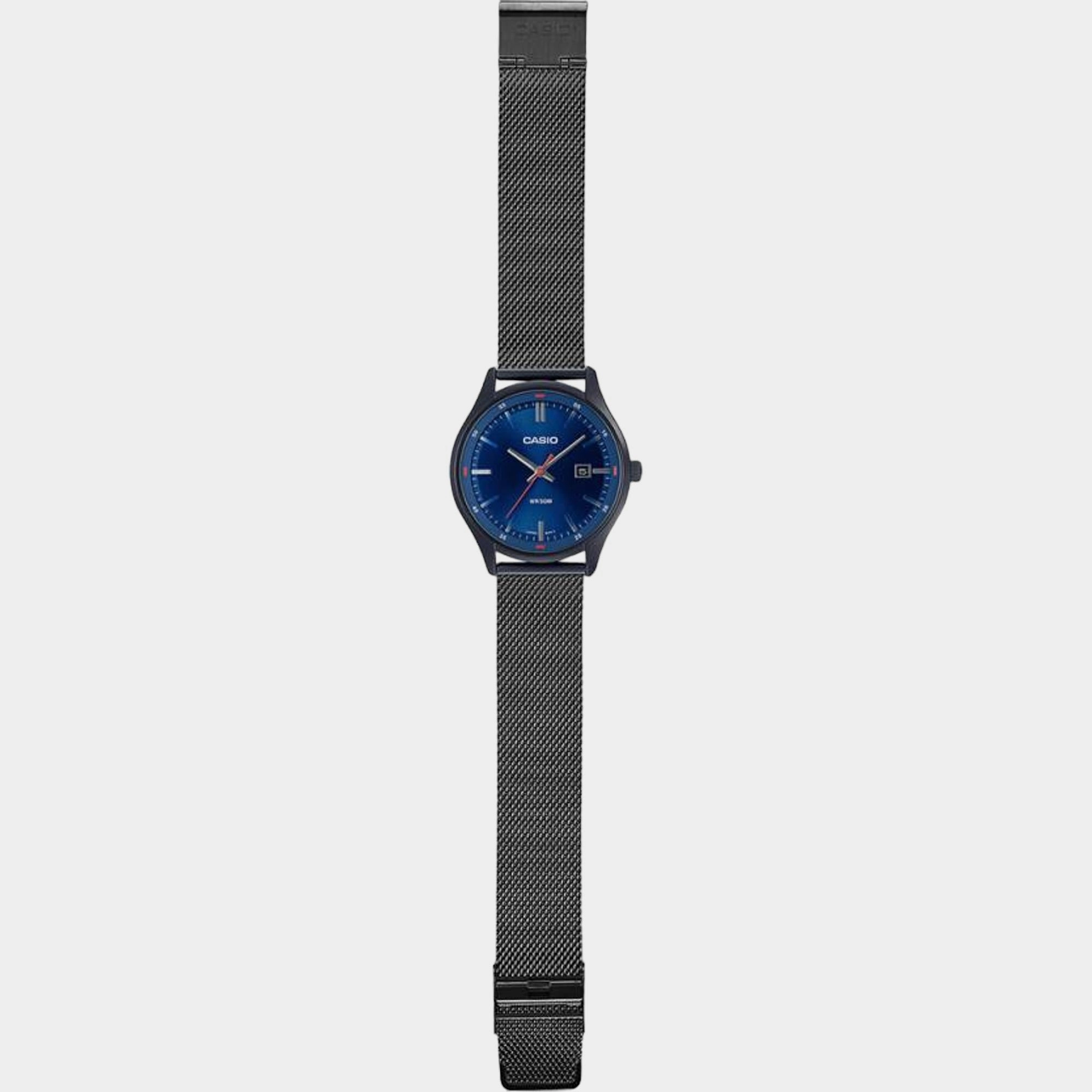 Men's Analog Stainless Steel Watch A2104 - MTP-E710MB-2AVDF