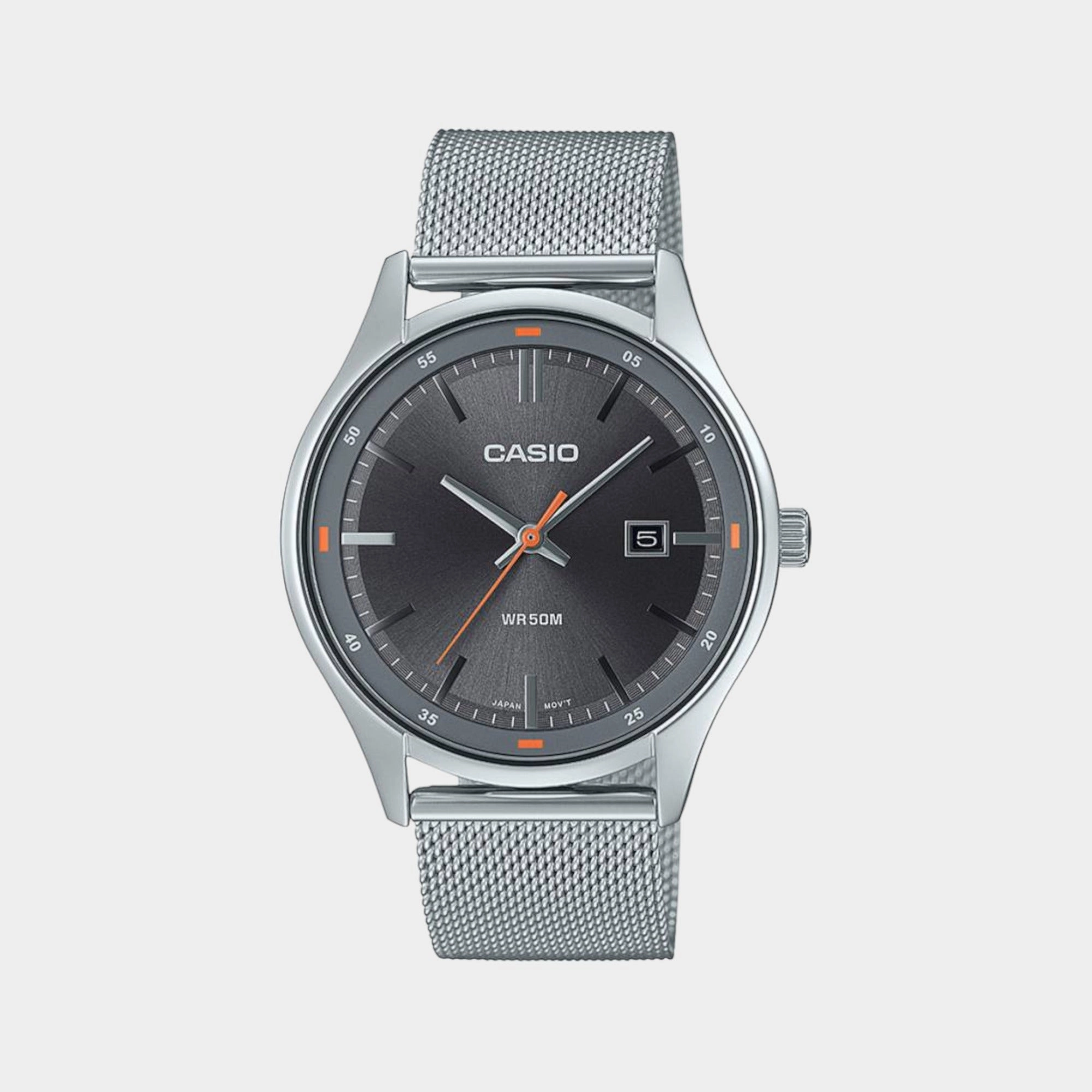 Men's Analog Stainless Steel Watch A2108 - MTP-E710M-8AVDF