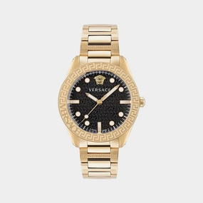 Men's Black Analog Stainless Steel Watch VE2T00522