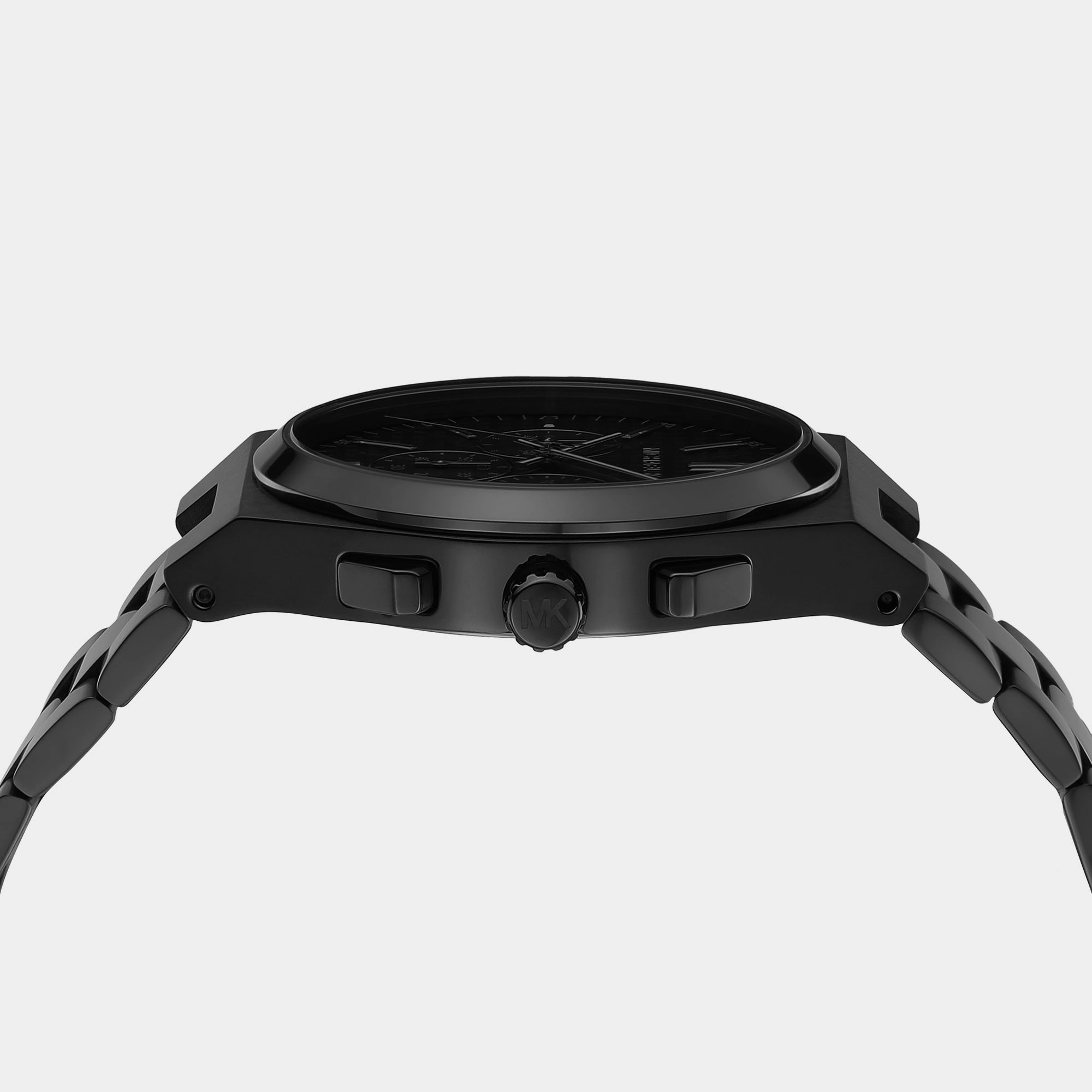 Men's Black Chronograph Stainless Steel Watch MK9146