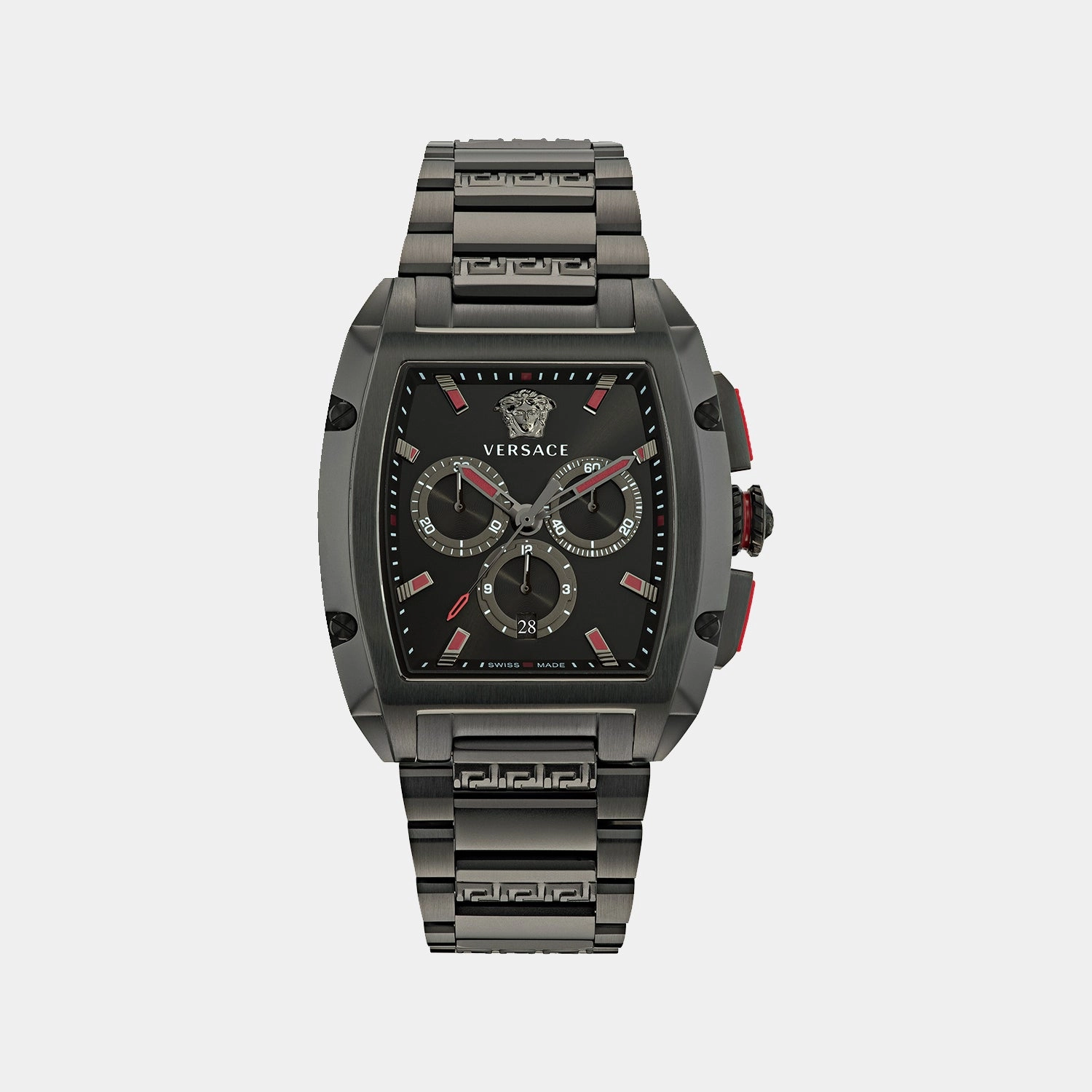 Men's Black Chronograph Stainless Steel Watch VE6H00623