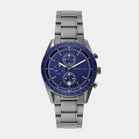 Men's Blue Chronograph Stainless Steel Watch MK9111