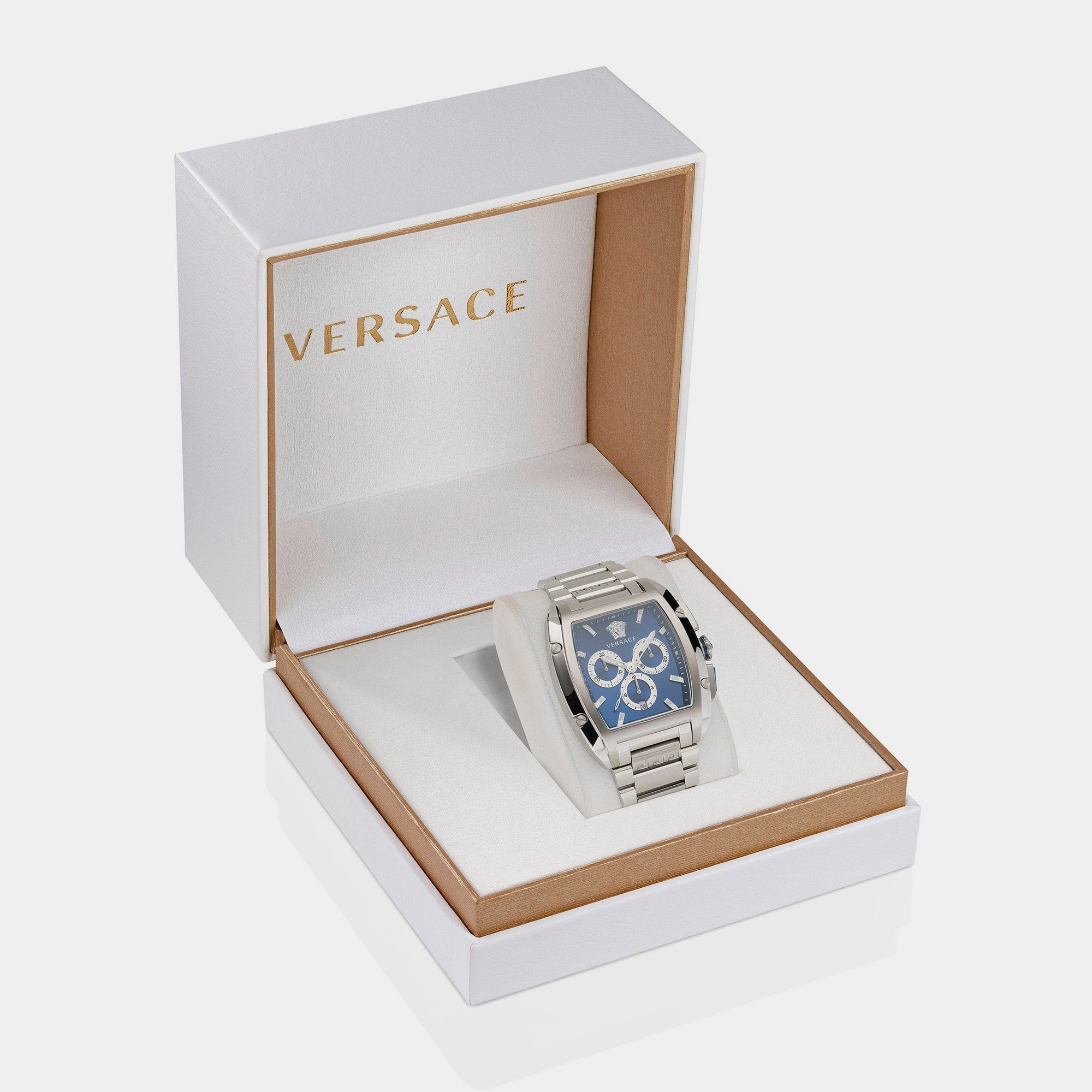 Men's Blue Chronograph Stainless Steel Watch VE6H00423