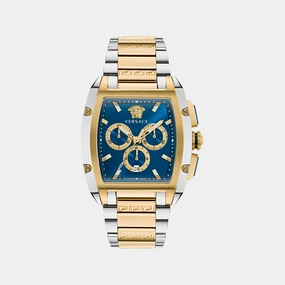 Men's Blue Chronograph Stainless Steel Watch VE6H00723