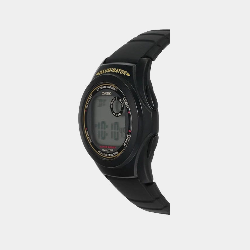 Men's Digital Resin Watch D028 - F-200W-9ADF