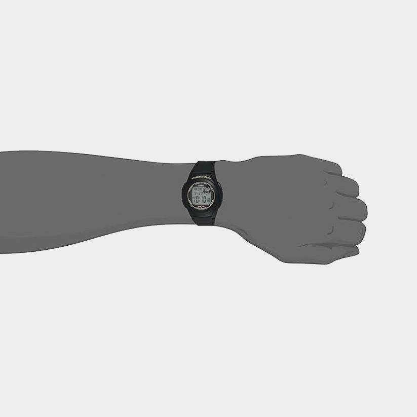 Men's Digital Resin Watch D028 - F-200W-9ADF