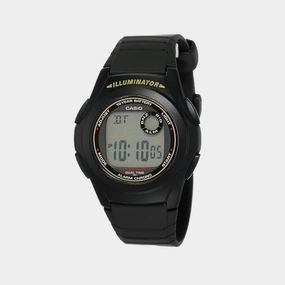 Men's Digital Resin Watch D028 - F-200W-9ADF