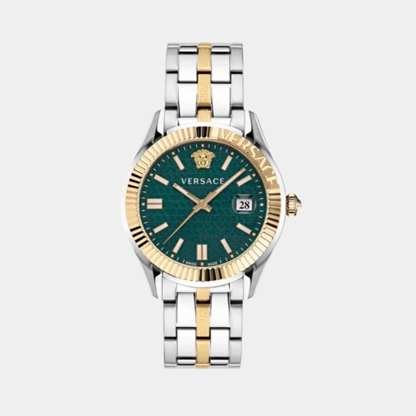Men's Green Analog Stainless Steel Watch VE3K00422