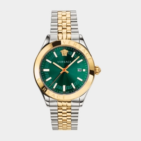 Men's Green Analog Stainless Steel Watch VEVK00620