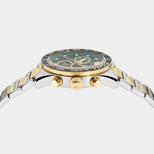 Men's Green Chronograph Stainless Steel Watch VE6K00423