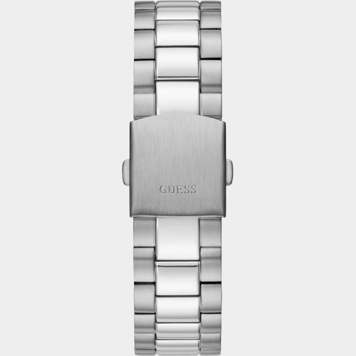 Men's Silver Analog Stainless Steel Day-Date Watch GW0265G7