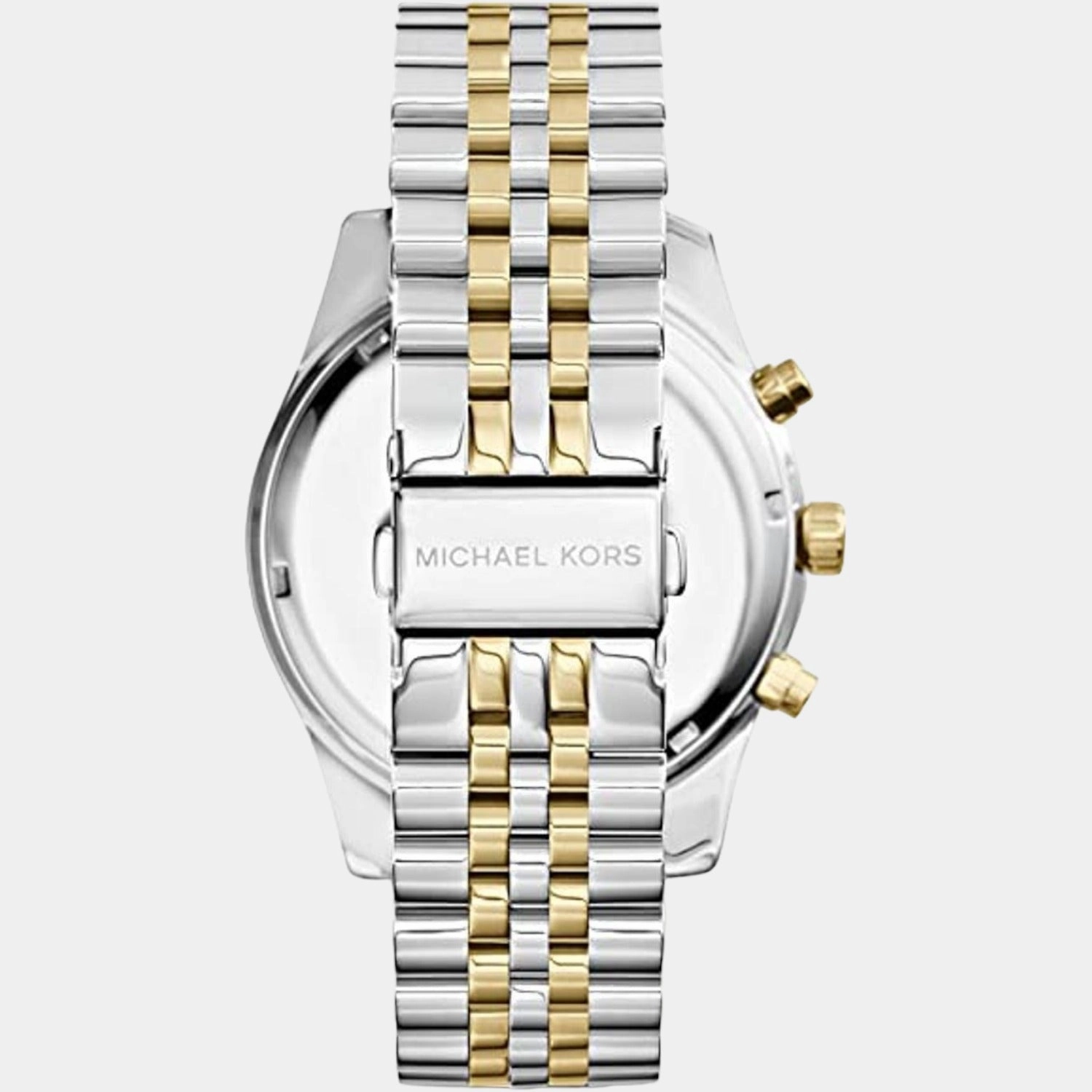 Men's Silver Stainless Steel Chronograph Watch MK8344
