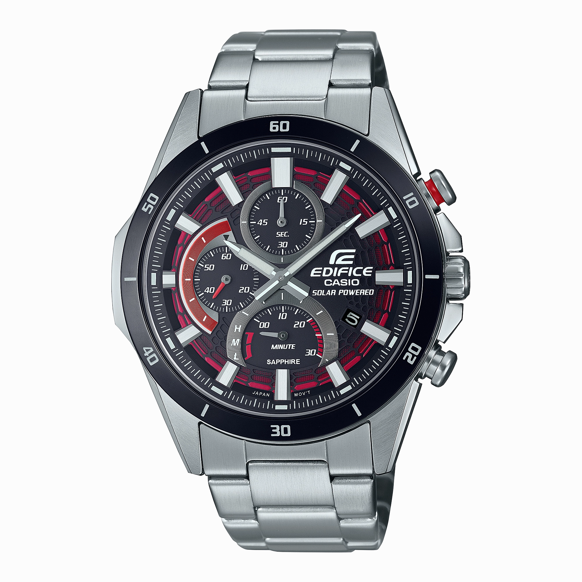 Men's Sporty Solar Powered Chronograph Watch (EFS-S610DB-1AVUDF)