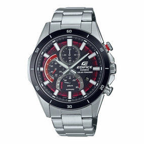 Men's Sporty Solar Powered Chronograph Watch (EFS-S610DB-1AVUDF)