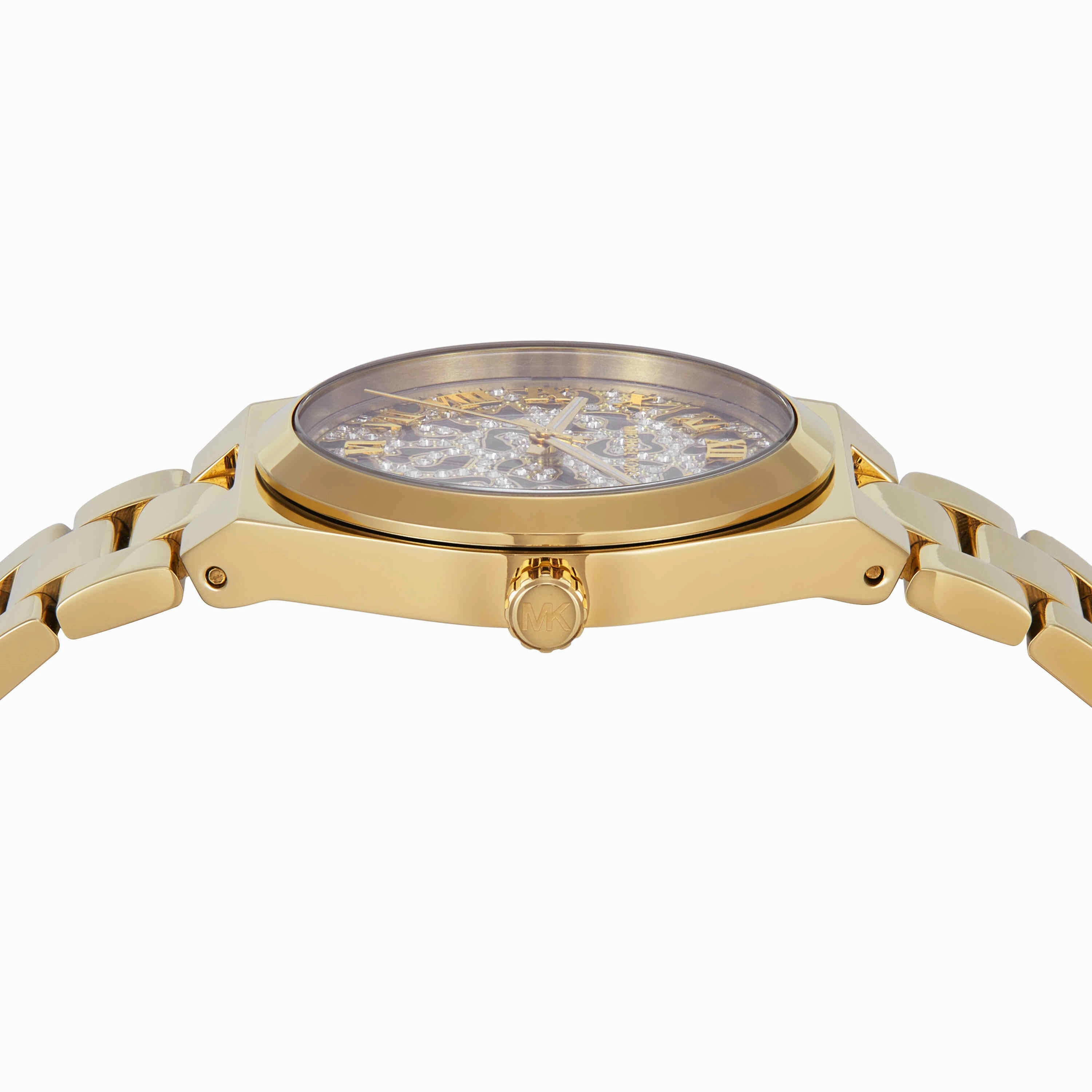 Michael Kors Lennox Gold Tone Analogue Watch MK7500